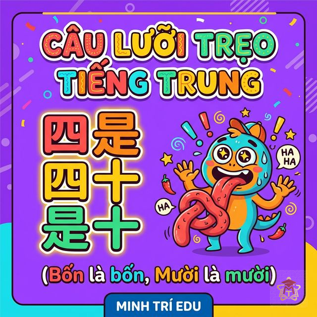 Câu "Lưỡi Trẹo" Tiếng Trung — 4 Tongue Twister Từ Dễ Đến Bất Khả Thi