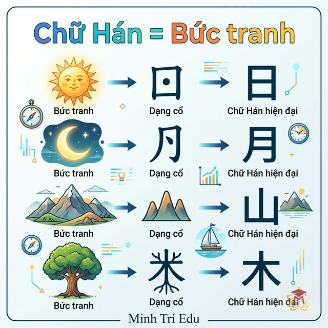 Chữ Hán Là Bức Tranh — Cách Nhớ Chữ Hán Qua Hình Ảnh Gốc