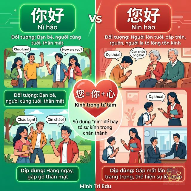你好 vs 您好 — Phân Biệt 2 Cách Chào Hỏi Tiếng Trung Quan Trọng Nhất